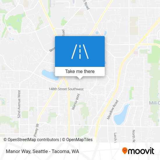 Mapa de Manor Way