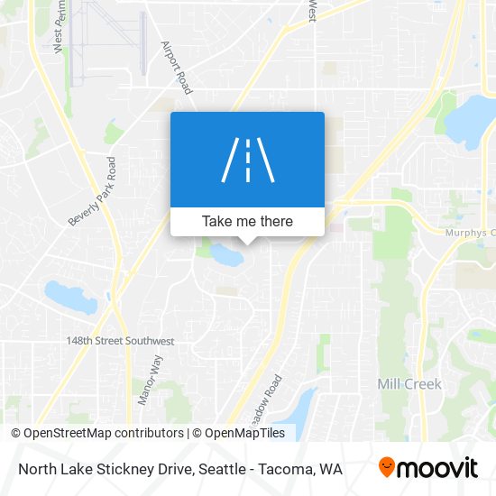 Mapa de North Lake Stickney Drive