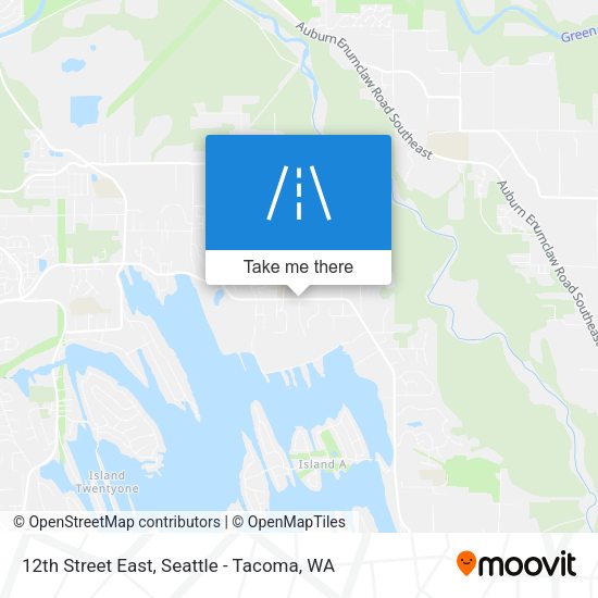 12th Street East map