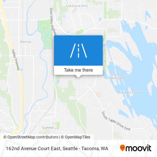 162nd Avenue Court East map