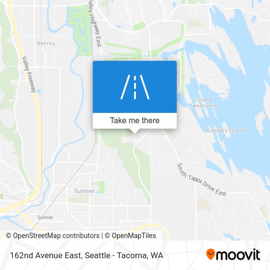 162nd Avenue East map