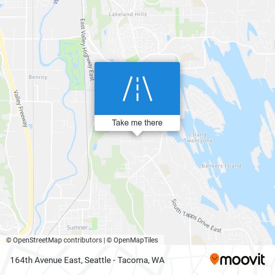 Mapa de 164th Avenue East