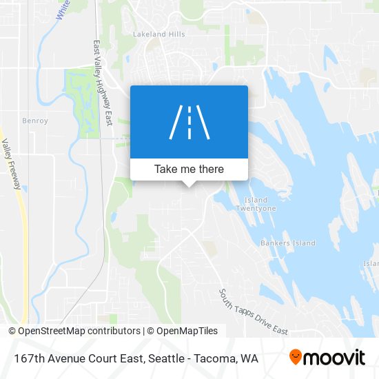 167th Avenue Court East map