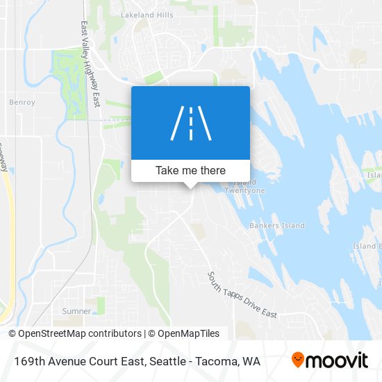 Mapa de 169th Avenue Court East