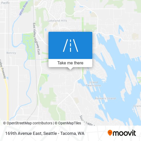 169th Avenue East map