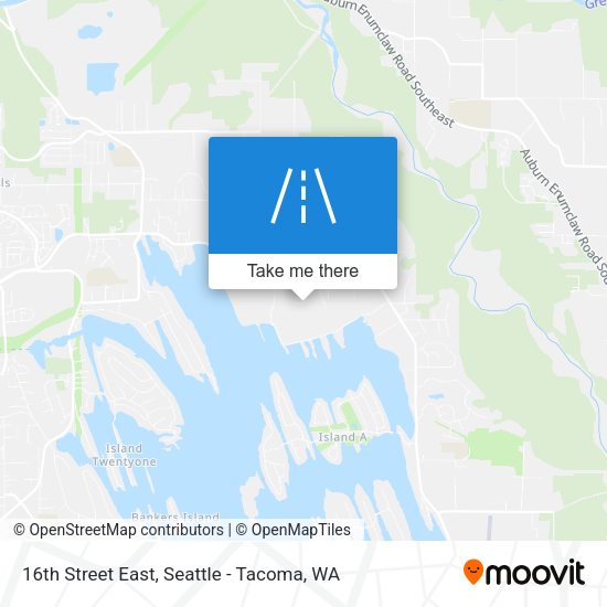 16th Street East map