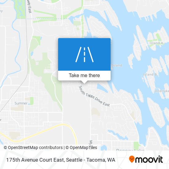 Mapa de 175th Avenue Court East