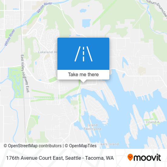 Mapa de 176th Avenue Court East