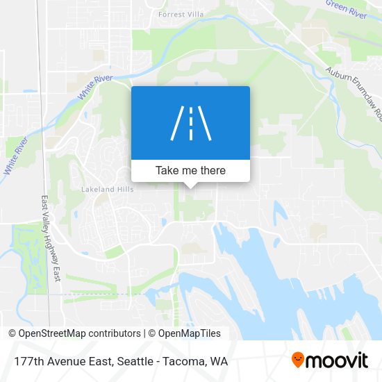177th Avenue East map