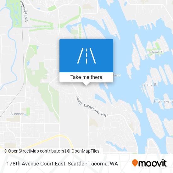 Mapa de 178th Avenue Court East