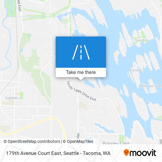 179th Avenue Court East map