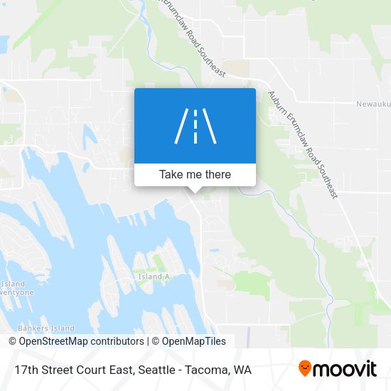 Mapa de 17th Street Court East