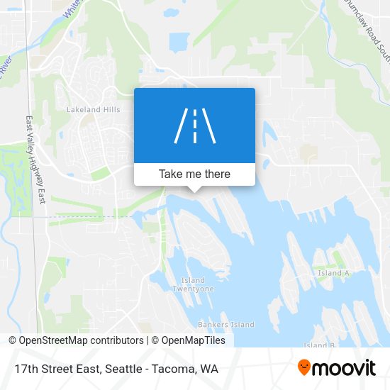 17th Street East map
