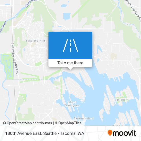 180th Avenue East map