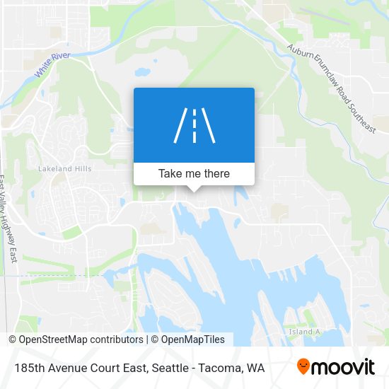 185th Avenue Court East map