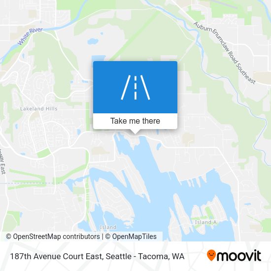 187th Avenue Court East map