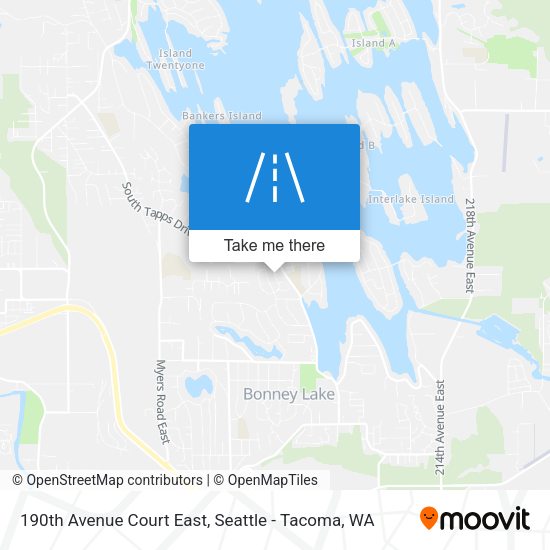 190th Avenue Court East map