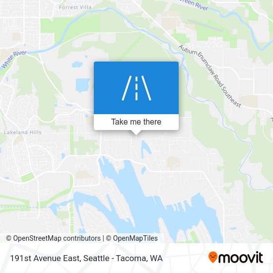 191st Avenue East map
