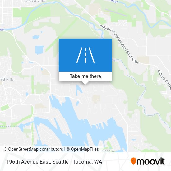 196th Avenue East map
