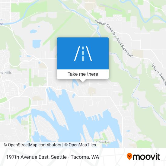 197th Avenue East map