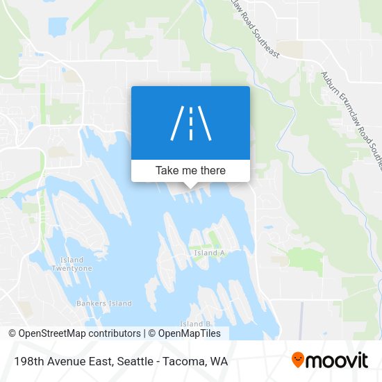 Mapa de 198th Avenue East