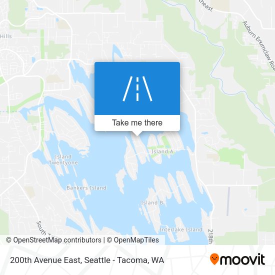 Mapa de 200th Avenue East