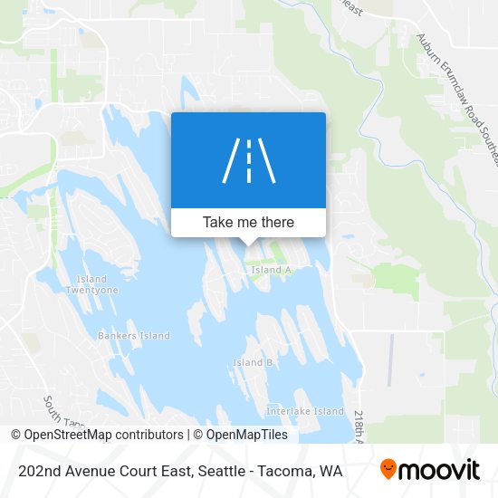 Mapa de 202nd Avenue Court East