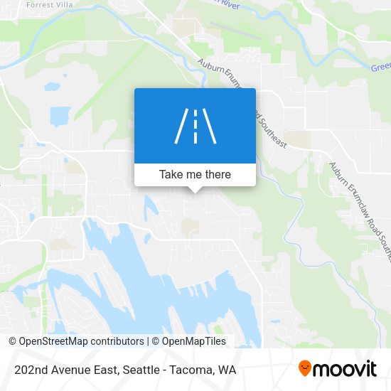 Mapa de 202nd Avenue East