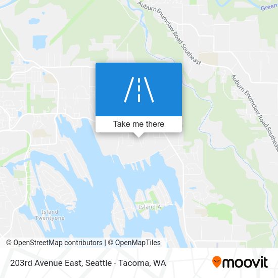 203rd Avenue East map