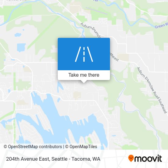 204th Avenue East map