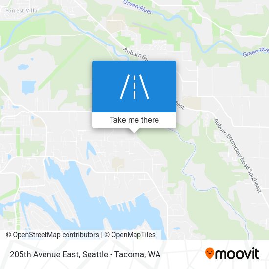 Mapa de 205th Avenue East