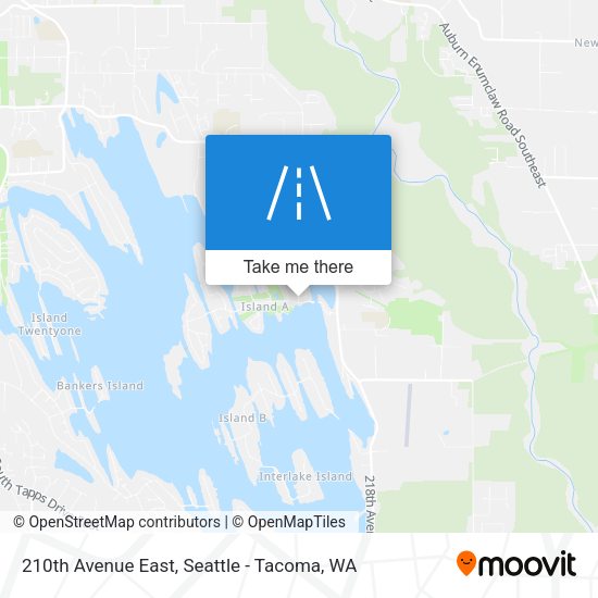210th Avenue East map