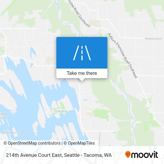 Mapa de 214th Avenue Court East