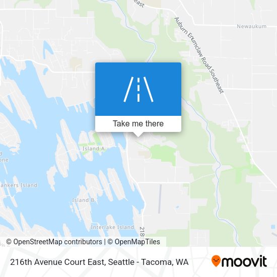 216th Avenue Court East map