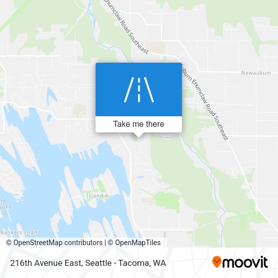 Mapa de 216th Avenue East