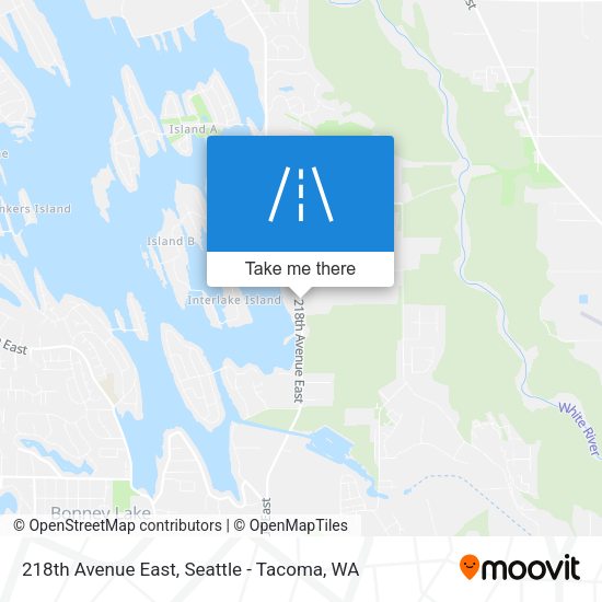 218th Avenue East map