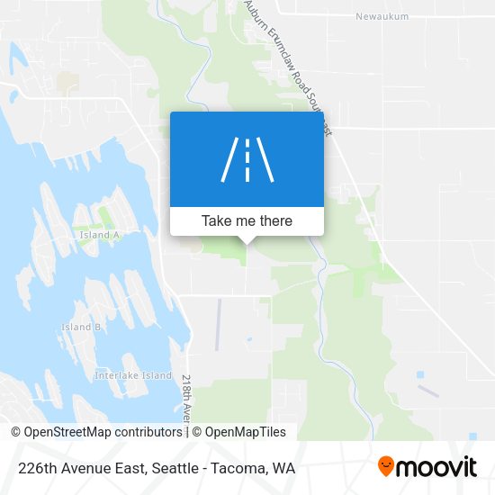 226th Avenue East map