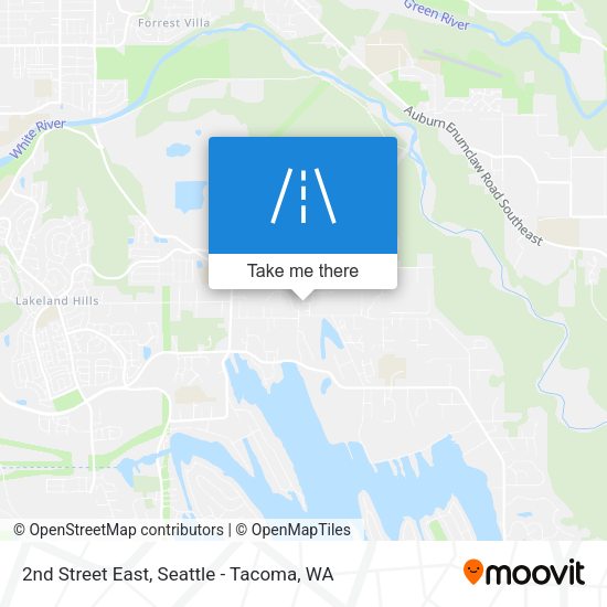 Mapa de 2nd Street East