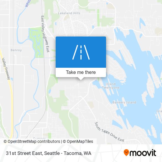 31st Street East map