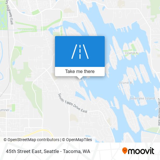 Mapa de 45th Street East