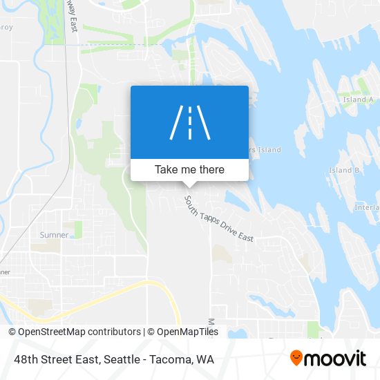 48th Street East map