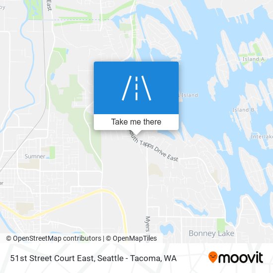 Mapa de 51st Street Court East
