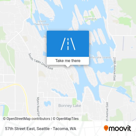 57th Street East map