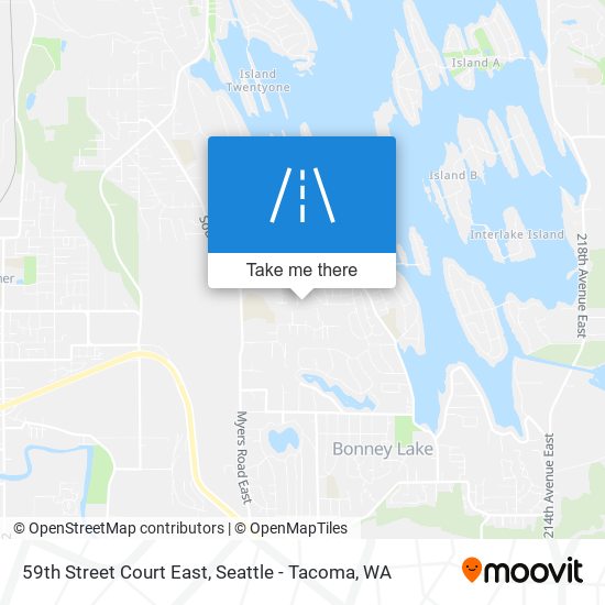 Mapa de 59th Street Court East
