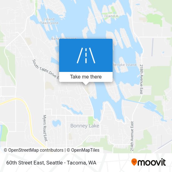60th Street East map