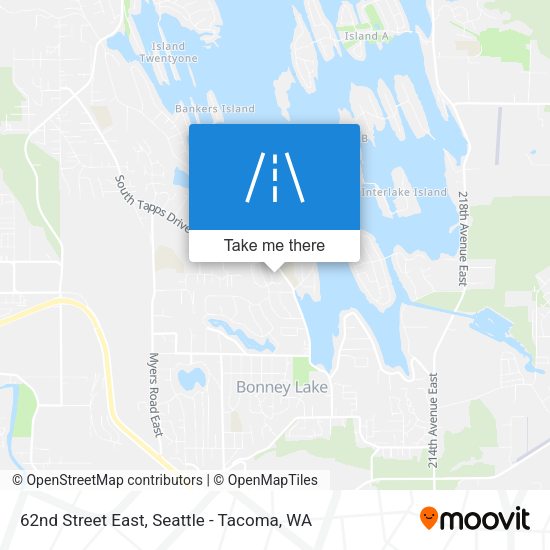 62nd Street East map
