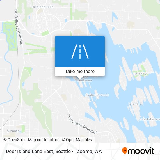 Deer Island Lane East map