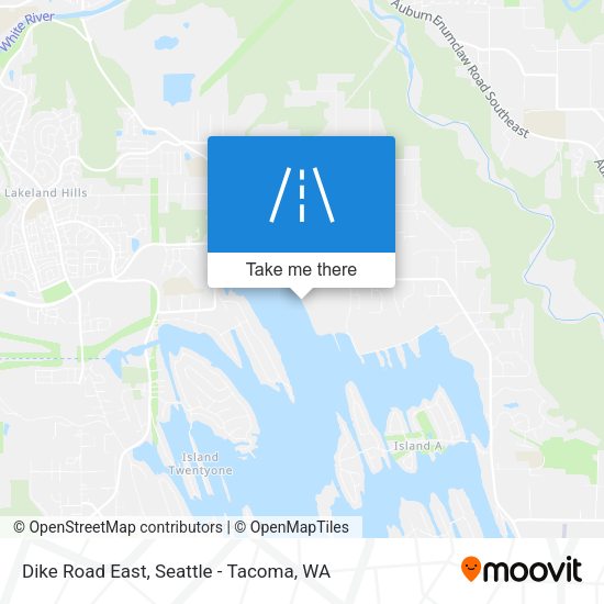 Dike Road East map