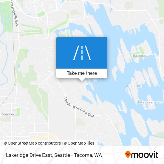Mapa de Lakeridge Drive East