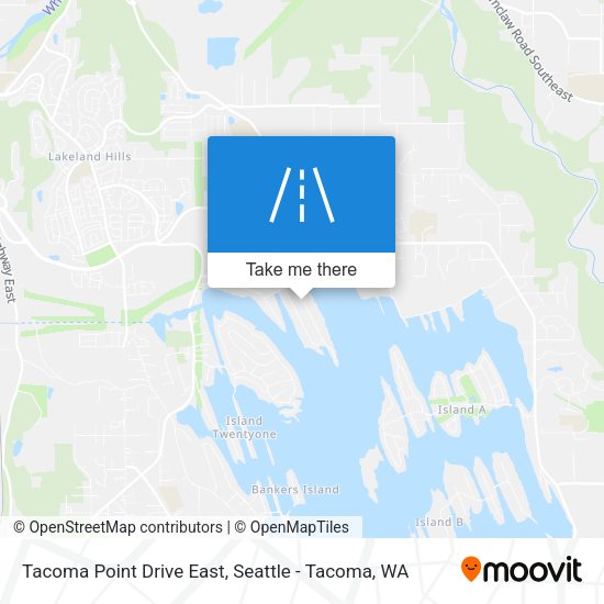 Mapa de Tacoma Point Drive East